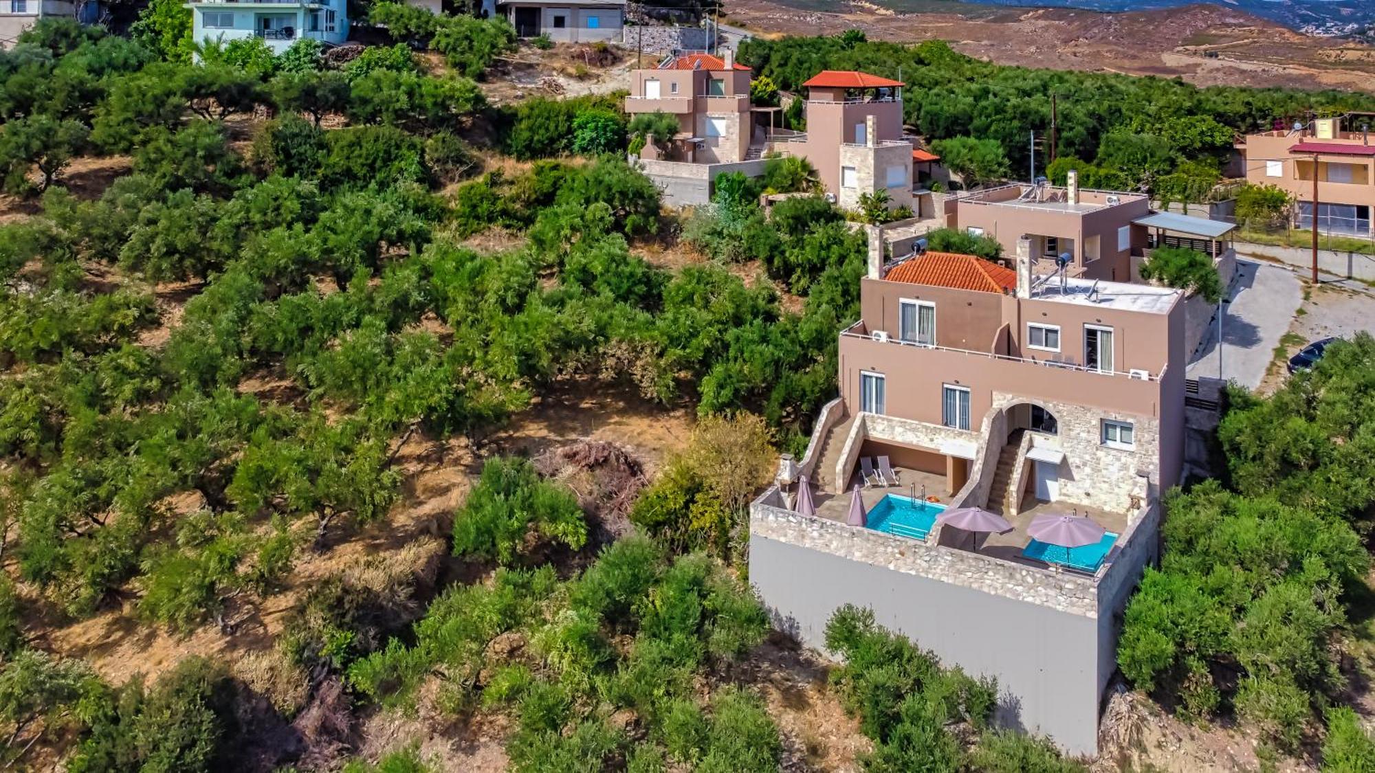 Theo Villas With Sea View Marathokefála エクステリア 写真