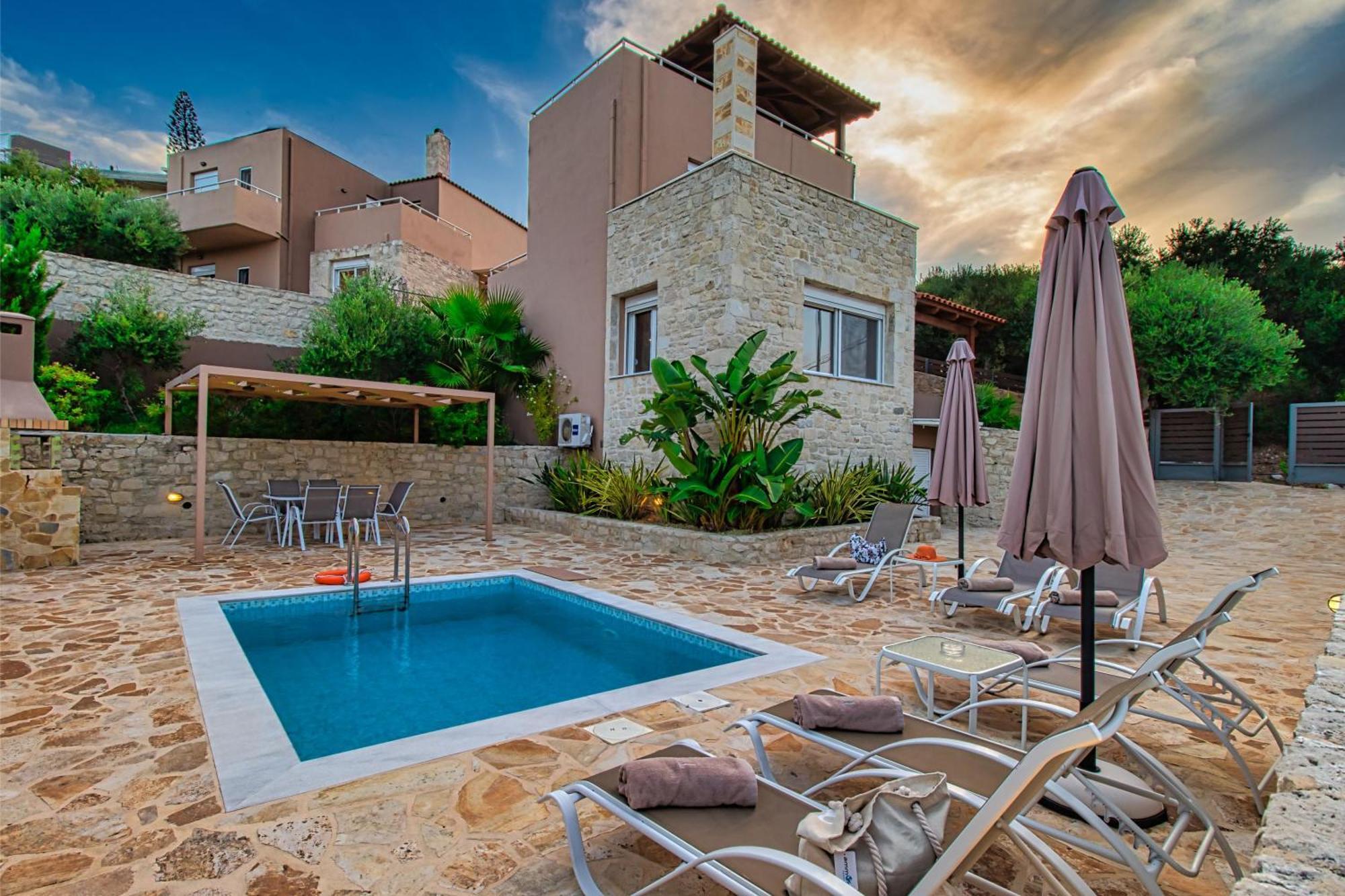 Theo Villas With Sea View Marathokefála エクステリア 写真